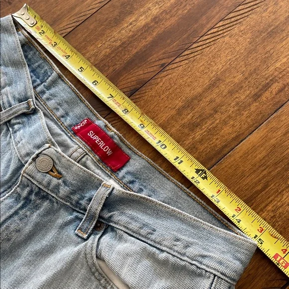 Vintage Levi’s 518 superlow light wash boot cut  denim jeans ( 30 x 28 ) USA - Picture 11 of 16